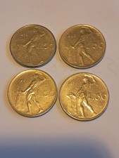 Lotto 4 Moneta 50 LIRE Vulcano