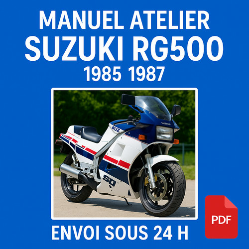 Manuel atelier suzuki rg500 - atelier,