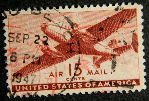Francobollo posta aerea usa - aerea,