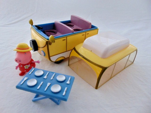 Figurina peppa pig con piccolo - peppa,