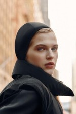 Gilet trapuntato collo alto