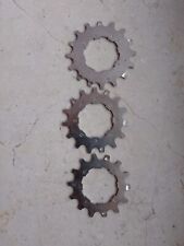 3 PIGNONI CAMPAGNOLO 8V VINTAGE 14-15-16. EROICA EPOCA .