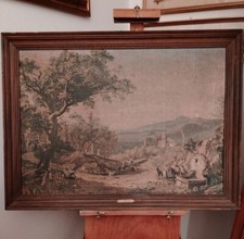 Vecchia stampa con vecchia