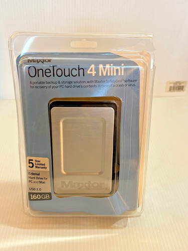Maxtor onetouch mini 160 - maxtor, gb
