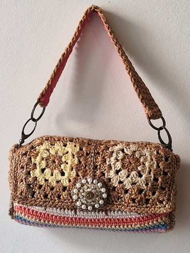 Borsa uncinetto granny - borsa, square