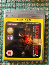 METAL GEAR SOLID 4 - GUNS OF THE PATRIOTS - PLATINUM - PS3