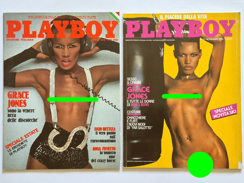 Playboy grace jones agosto - grace,