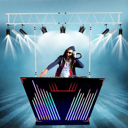 Supporto luce alluminio - supporto,