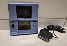 NINTENDO DS BLU AZZURRO + CARICATORE ORIGINALE - PERFETTAMENTE FUNZIONANTE