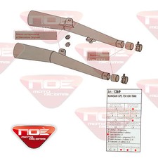 MARMITTA SCARICO KAWASAKI GPZ 750 UNI TRAK 1269 COD.559