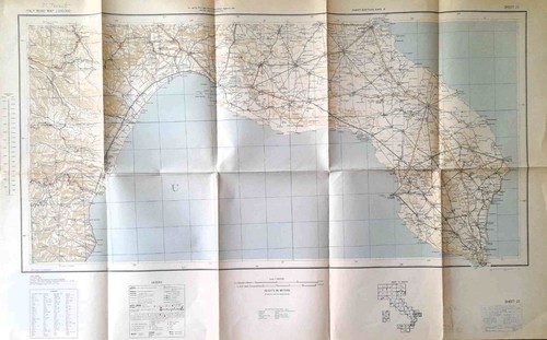 Carta geografica 1943 - , esercito