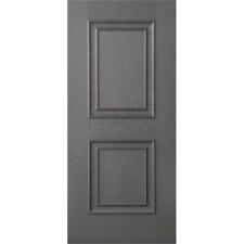 Pannello per Portoncino Blindato da Esterno Grigio 90x210 due Bugne Vetroresina