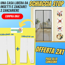 SCHIACCIA STOP 2x1 zanzariera