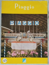 PIAGGIO RIVISTA AZIENDALE 43 1957 VESPA CALENDARIO STAND MOSTRA MOTOCICLO MILANO