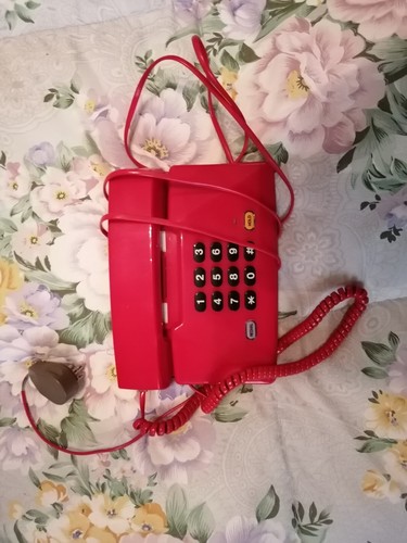 Telefono rosso vintage - vintage, accetto