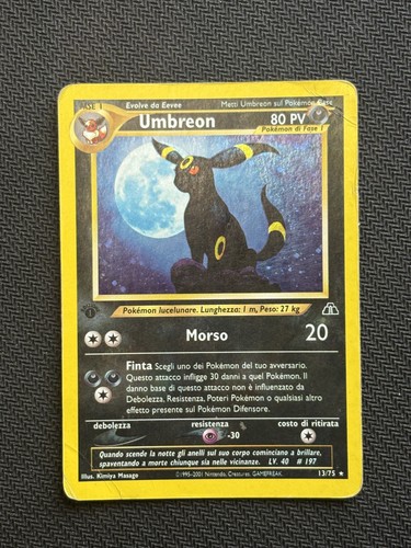 Carta pokemon umbreon - carta,