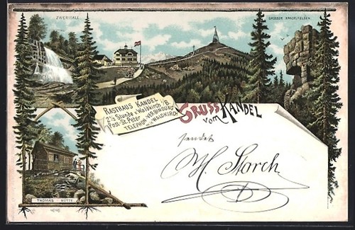 Litografia waldkirch kandel - litografia,