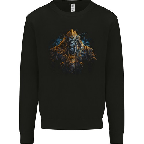 Felpa uomo fantasy guerriero - fantasy,