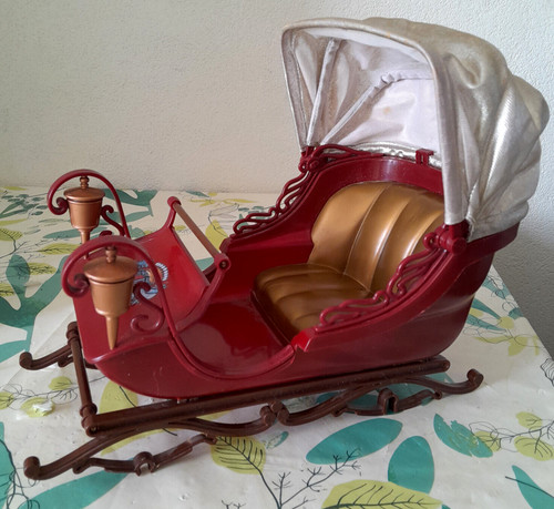Slitta babbo natale blue box - babbo,