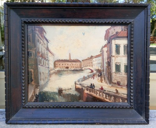 Dipinto olio cartone - dipinto,