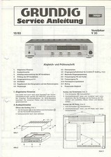 Grundig Manuale di servizio V