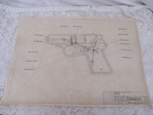 Pistola giocattolo prefo 1969 - giocattolo,