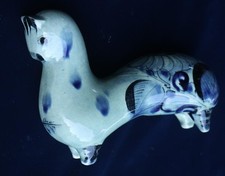 Ornamento Tonara ceramica gatto Messico 14x11cm/5,51x4,33" ornamento ornamento ornamento