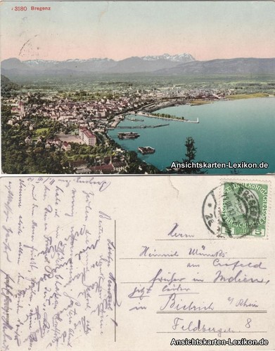 Ansichtskarte bregenz - ansichtskarte,