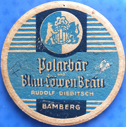 Vecchio sottobicchiere birra