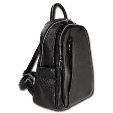 Zaino Toscanto nero in pelle