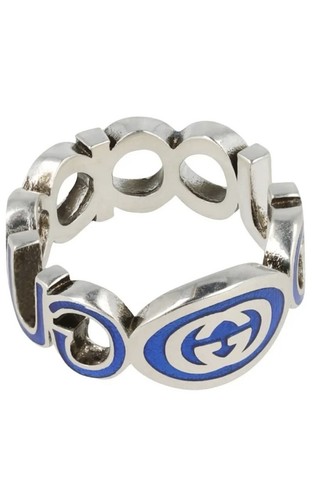 Autentico anello gucci - gucci, argento