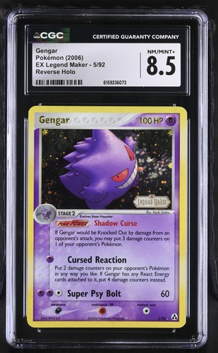 Cgc gengar 92 ex legend - 8.5,