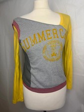 top asimmetrico manica lunga