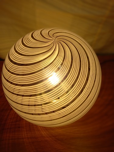 Lampada murano filigrana