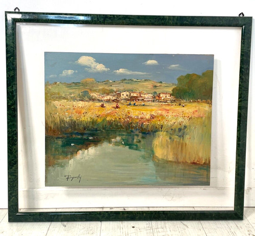 Quadro dipinto olio tavola - quadro,