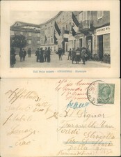 CERVIGNANO BELLA ANIMAZIONE UNIONE MILITARE SOLDATI,BANDIERE BICI EPOCA-N.48870