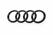 Logo Audi 273mm Nero Lucido