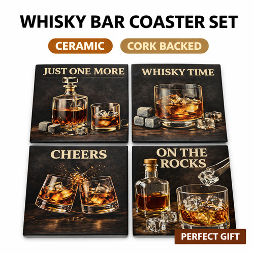 Whisky asta sottobicchiere set - sottobicchiere,