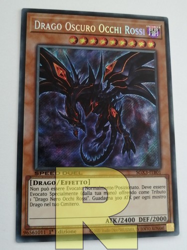 Drago oscuro occhi rossi - oscuro,
