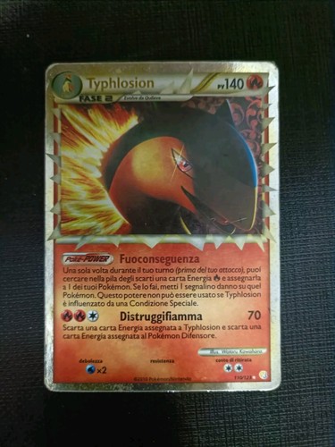 Carta pokemon typhlosion ita - pokemon,