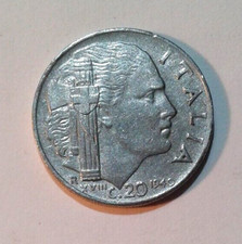 Moneta 20 centesimi 1940 Regno