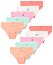 10 slip bambina strass glitter