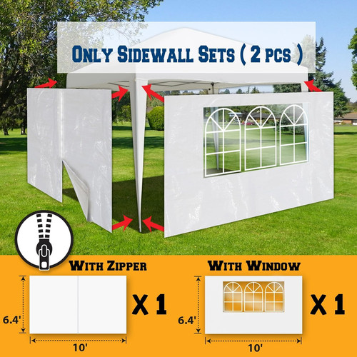 Sidewalls size for - size,
