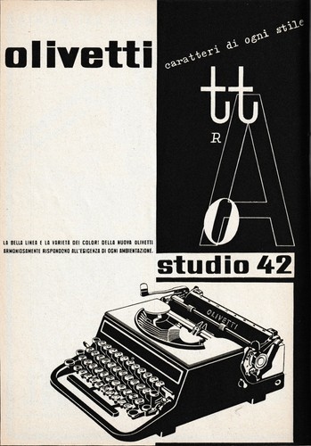 Pubblicita 1938 olivetti - pubblicita',