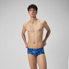 Speedo Costume Nuoto Da Allenamento Uomo 13.5cm Club Training Allover Cerulea...