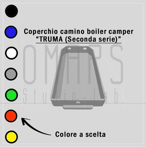 Coperchio tappo camino - 1x,