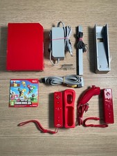Nintendo Wii rossa - WII ed mario + 1 GIOCO - 100% funzionante+ 2 wiimote
