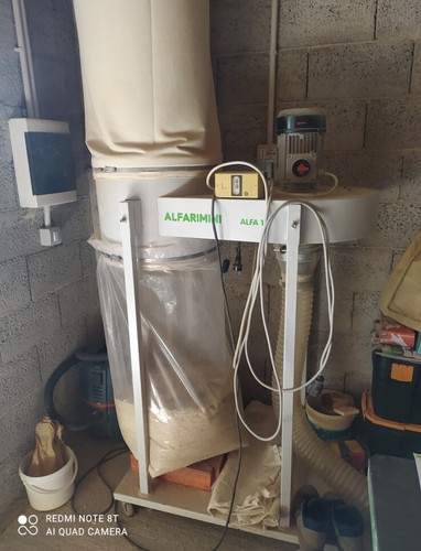 Aspiratore per falegnameria