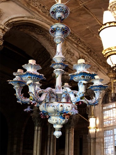 Lampadario artistico - , in