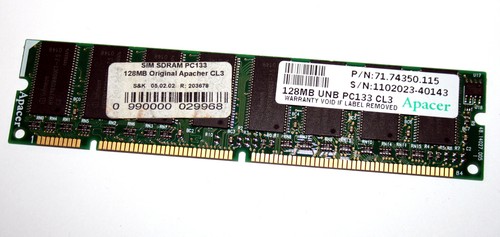 128 ram 168 pin - 128,